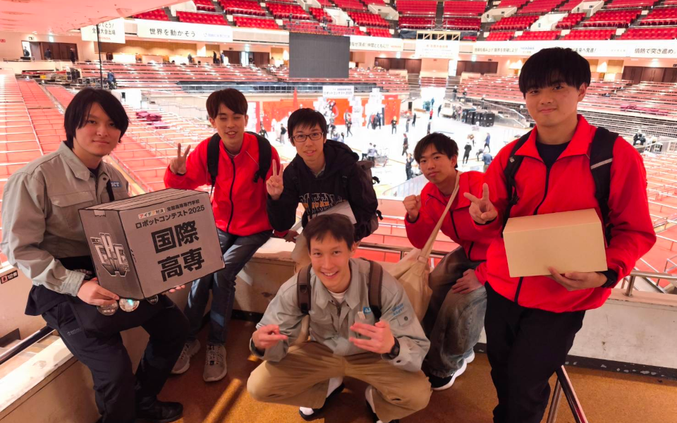 国際高専Aチームが高専ロボコン2025全国大会に出場し、デザイン賞受賞！