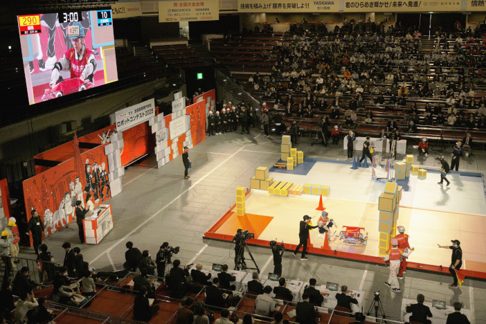 第1回戦の試合中の様子