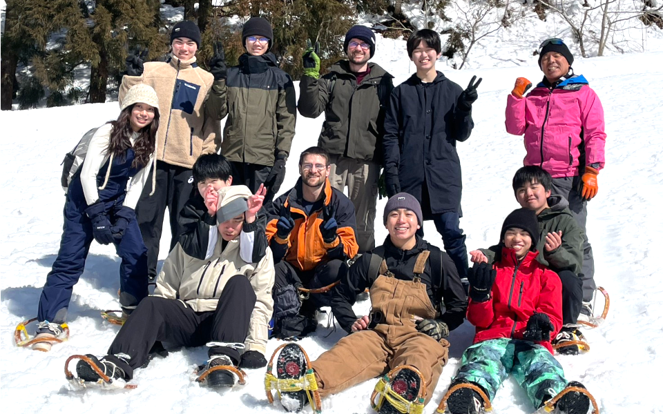 かんじきハイク体験