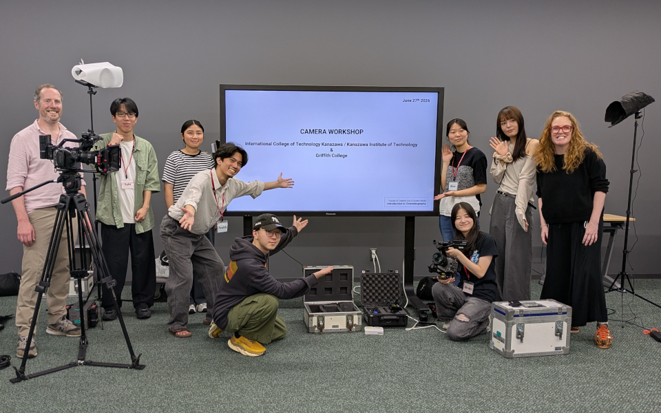 アイルランド・グリフィス大学教授による映像制作ワークショップを開催